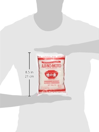 Ajinomoto Umami Seasoning, MSG 16oz Monosodium Glutamate, Made in USA, Naturally Delicious (One Bag per order)