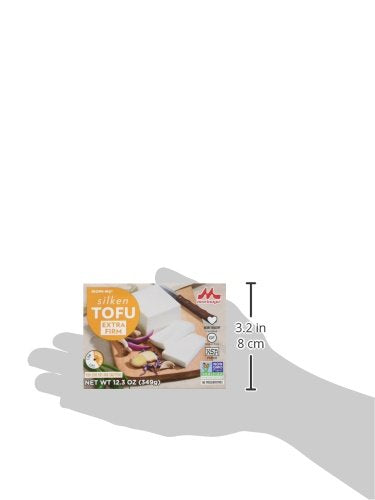 Mori-Nu Silken Tofu Extra Firm, Velvety Smooth and Creamy, Low Fat, Gluten-Free, Dairy-Free, Vegan, Made with Non-GMO soybeans, KSA Kosher Parve, Shelf-Stable, Plant protein, 10.9 oz x 12 Packs