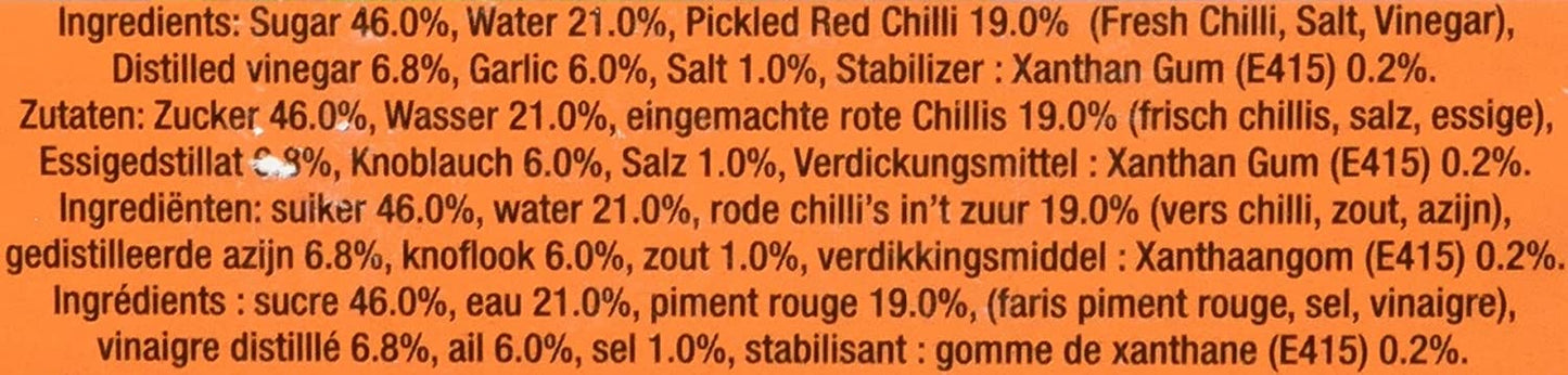 Mae Ploy Thai Sweet Chilli Sauce (8.8 Pounds Total 108oz) Huge Jug Versatile Dipping Sauce