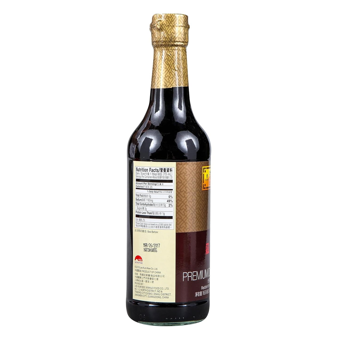 Lee Kum Kee Premium Dark Soy Sauce, 16.9 Ounces
