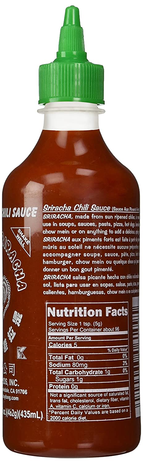 Huy Fong Foods, Inc. - Sriracha Hot Chili Sauce - 17 oz.