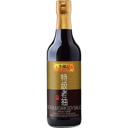 Lee Kum Kee Premium Dark Soy Sauce, 16.9 Ounces