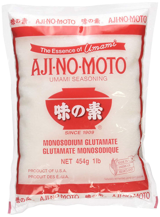Ajinomoto Umami Seasoning, MSG 16oz Monosodium Glutamate, Made in USA, Naturally Delicious (One Bag per order)
