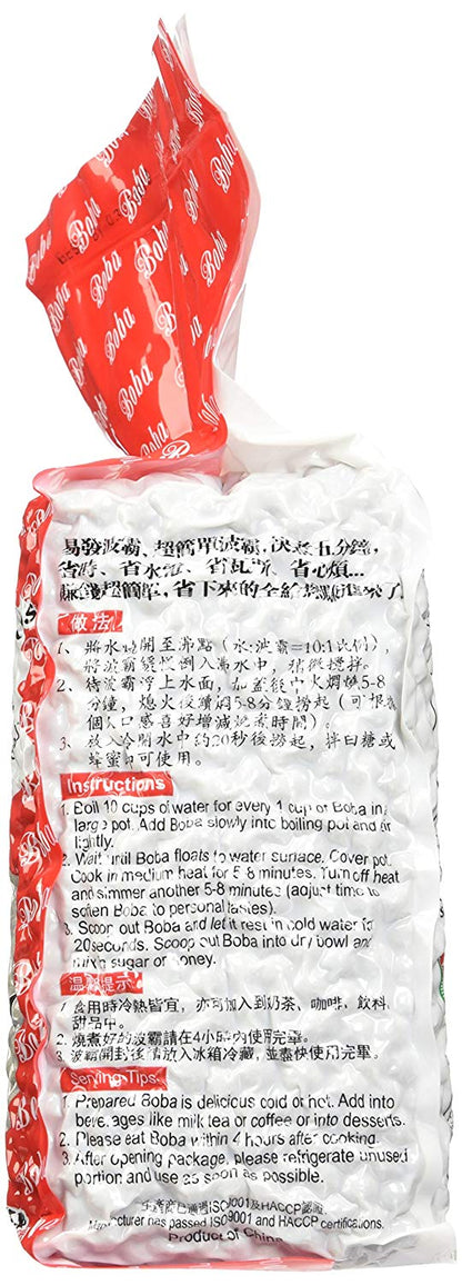 E-Fa Brand Premium Grade Black Tapioca Pearls (6.6 lb) [Bubble Tea] Pack of 6, Wholesale.