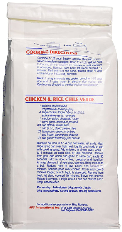 Botan Musenmai Calrose Rice, 5 Pound